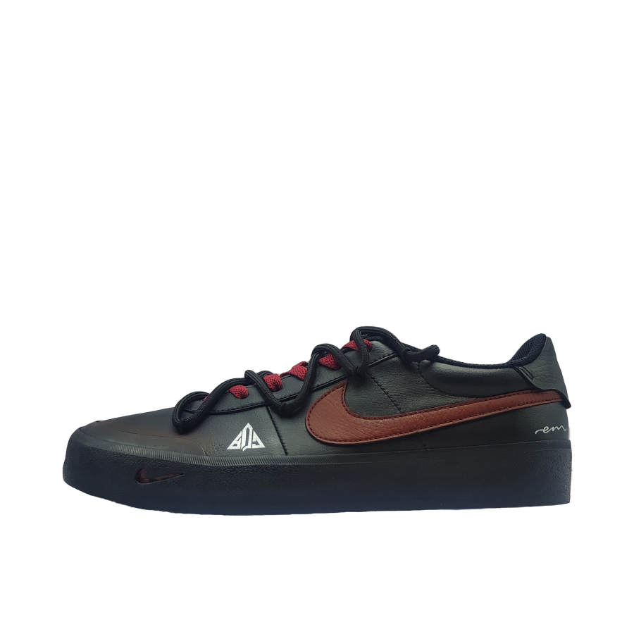 Nike Nike Court Shot Jet Shadow Crimson Peak 1 Abrasion Resistant Low top Skateboard Shoes Men's