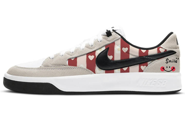 Nike Nike SB Adversary Skateboard Shoes Unisex Low Top White/Gray
