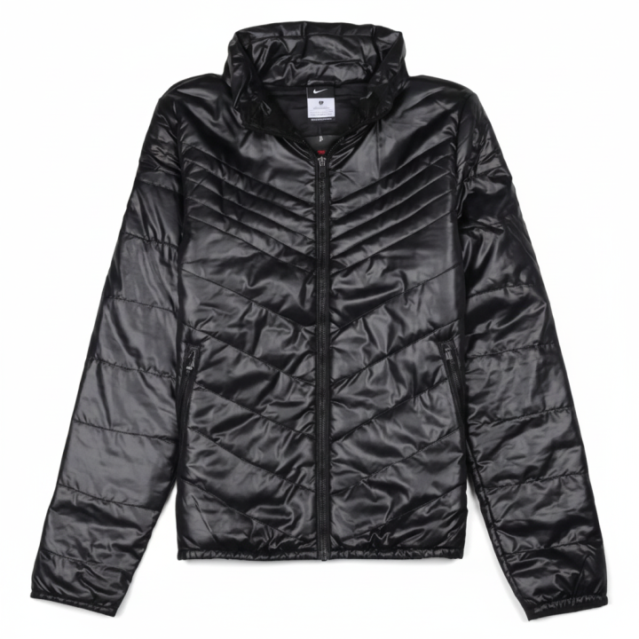 Nike Nike Puffer Jackets Women's Black Stand Collar Moderate