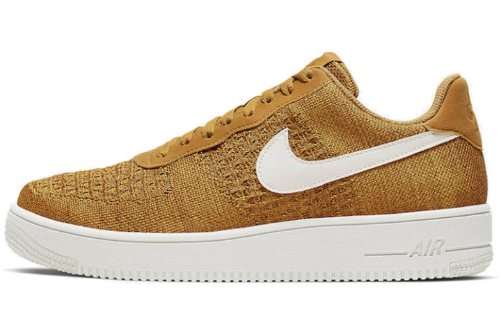 Nike Nike Air Force 1 Flyknit 2.0 Gold Suede
