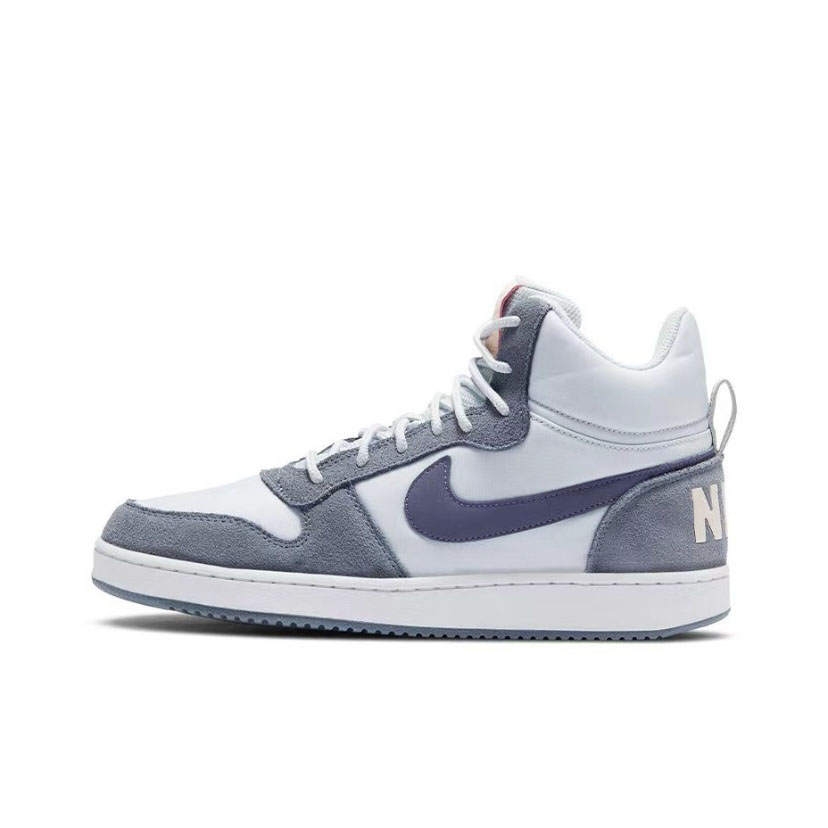 Nike Nike Court Borough Slip Resistant Abrasion Resistant Mid top Skateboard Shoes Women's Gray Blue
