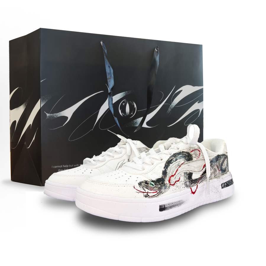 Li-Ning Li Ning Floating Boat Thermal Slip Resistant Abrasion Resistant Low top Skateboard Shoes Unisex White Black Yellow