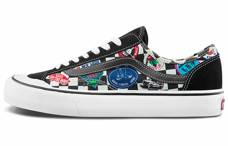 Vans Vans Style 36 Colour Printing Shoes Black MULTI COLOR