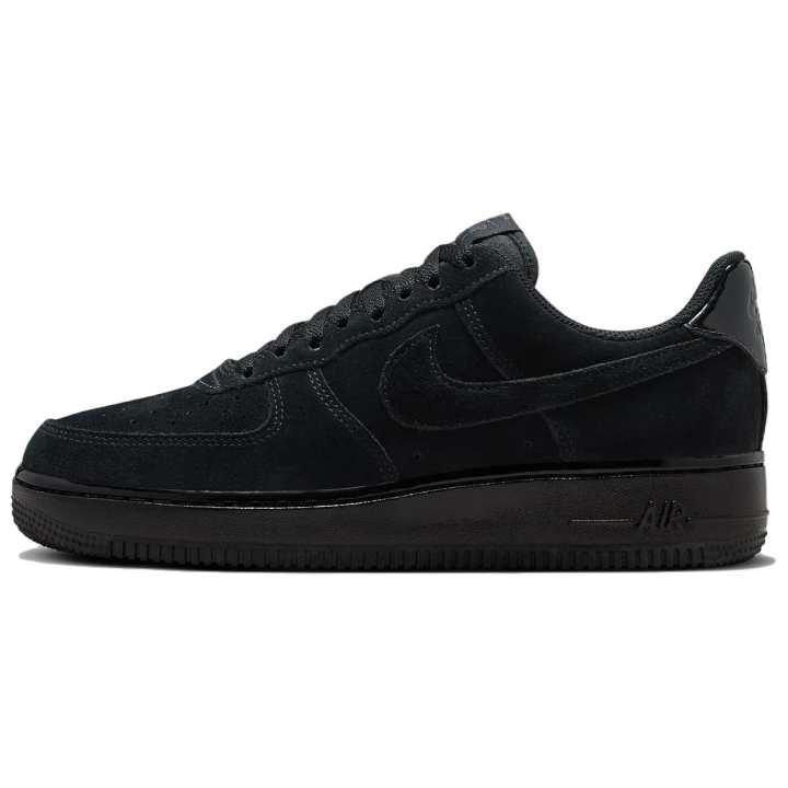 Nike Nike Air Force 1 Low '07 Triple Black Suede Women's