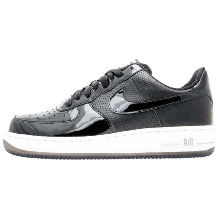 Nike Nike Air Force 1 Cushioning Lightweight Low top Skateboard Shoes Unisex Black Silver