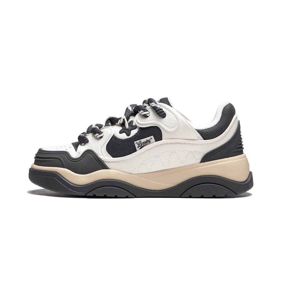 Li-Ning Li Ning Journey 2.0 Low top Skateboard Shoes Men's Black White