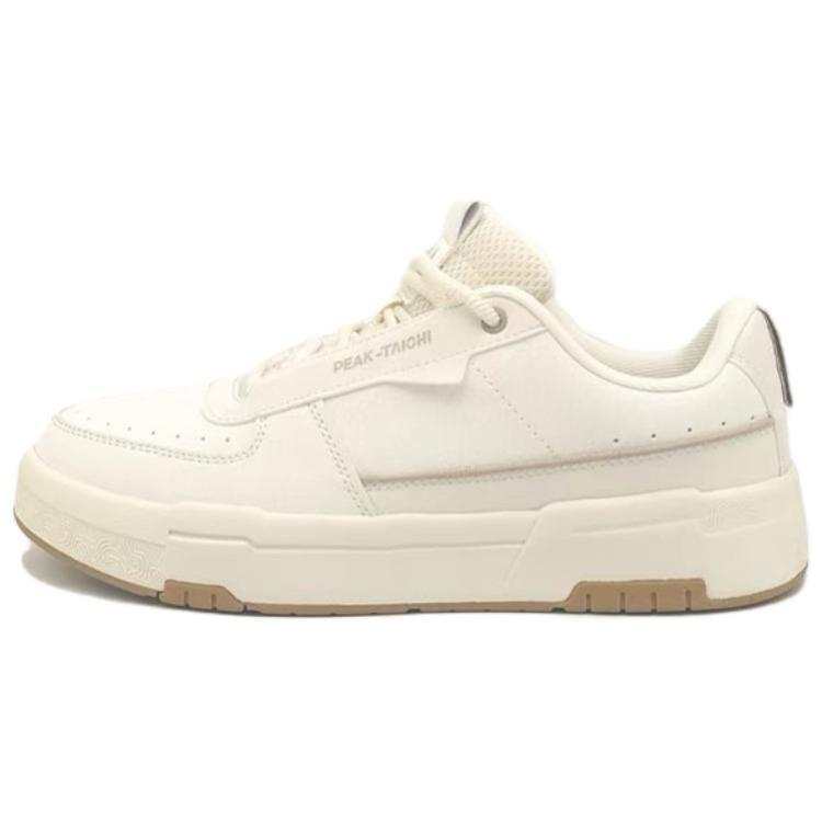 PEAK Taichi Yunji 2.0 Slip Resistant And Breathable Low top Skateboard Shoes Men's White