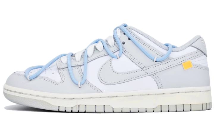 Nike Nike Dunk Slip Resistant, Abrasion Resistant, Lightweight Low top Skateboard Shoes Unisex Gray White