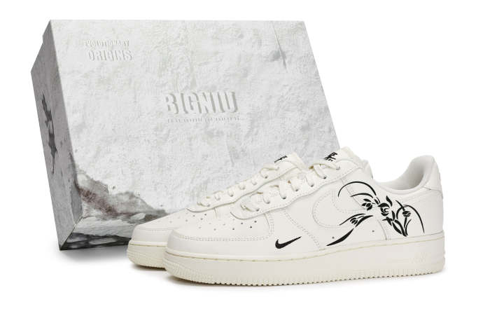 Nike Nike Air Force 1 '07 ESS TRK3 811 Manufacturing, Ink Blue Sketch, Special Shoe Box Slip Resistant Abrasion Resistant