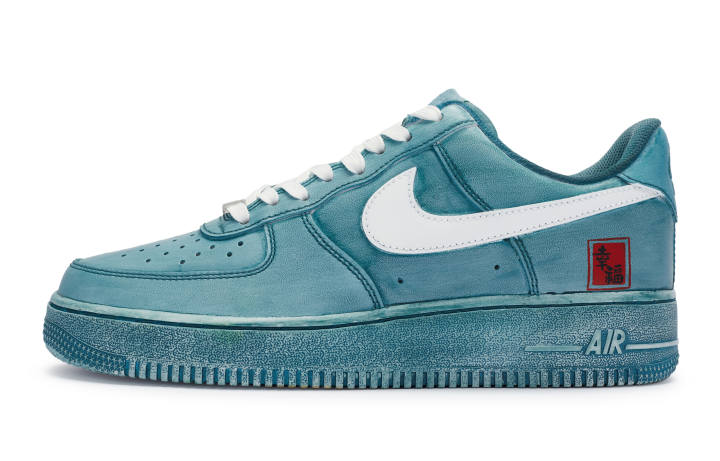 Nike Nike Air Force 1 811 Manufacturing, Blissful Well Being Height Increasing Low top Skateboard Shoes GS Celadon Glaze