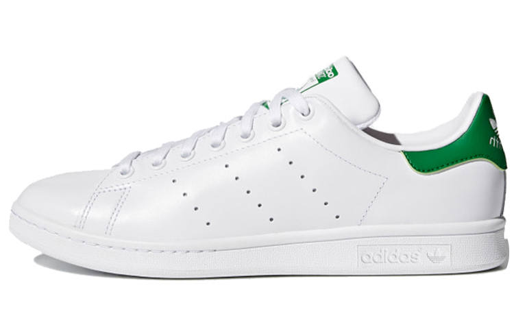 Adidas Originals Stan Smith White Green Synthetic Leather Slip Resistant, Abrasion Resistant, Lightweight Low top