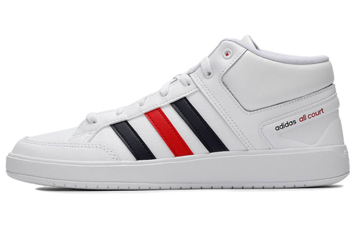 Adidas Adidas All Court Mid Shoes Black/White/Red