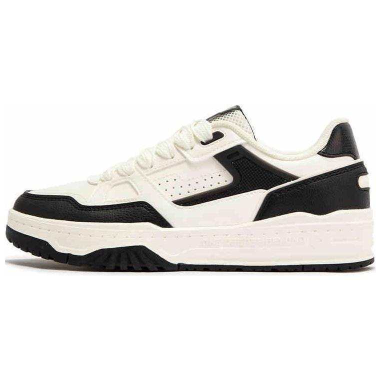 361° Slip Resistant Abrasion Resistant Low top Skateboard Shoes Women's White Black