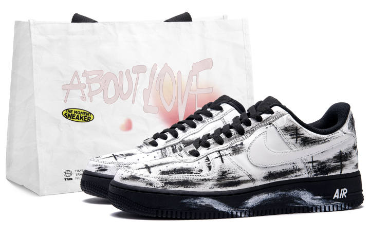 Nike Nike Air Force 1 Midnight Sun Low top Skateboard Shoes Unisex White Black