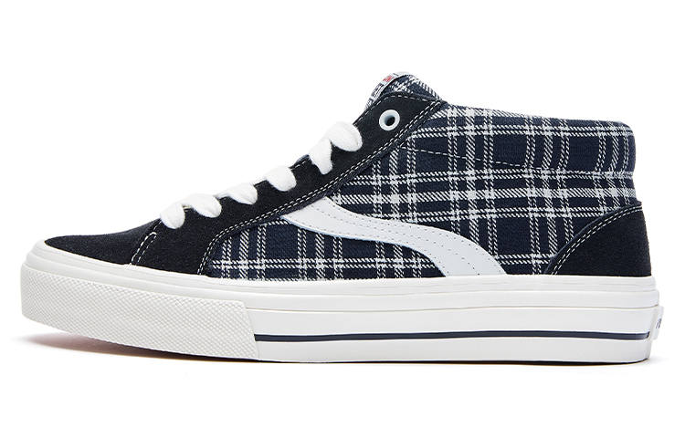 Vision Street Wear x Odd CIRKUS Astley Pro Mid top Skateboard Shoes Unisex Black White
