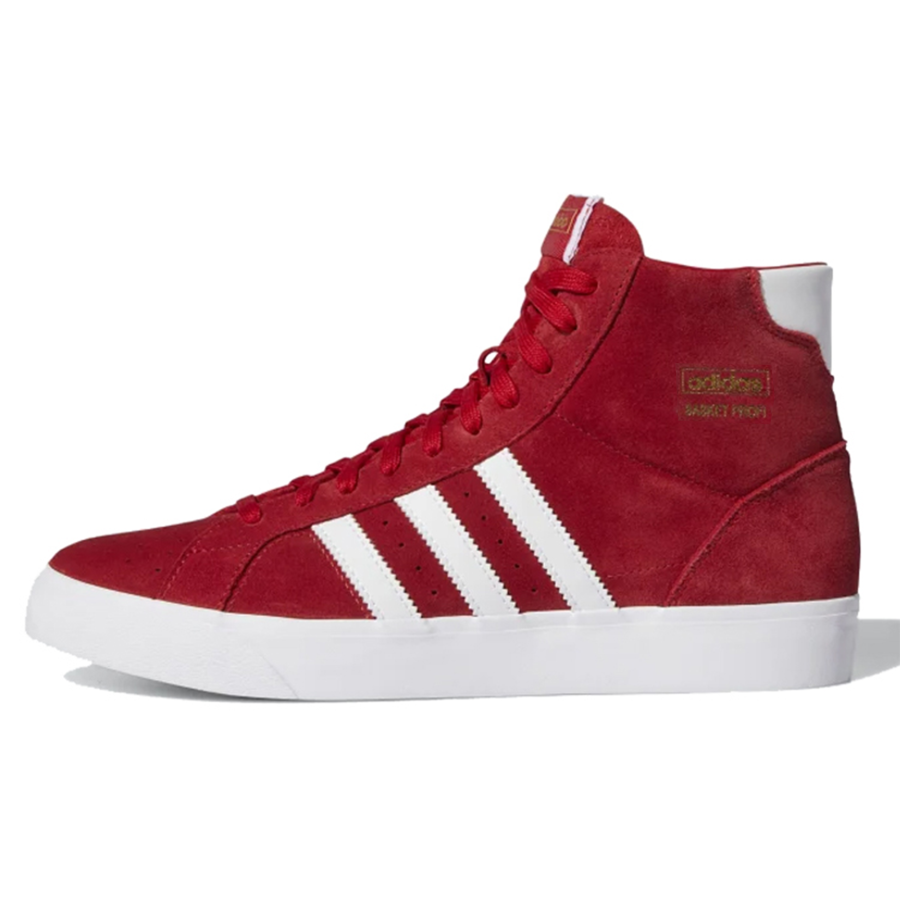 Adidas Originals Basket Profi Synthetic Leather Fashion Trend Slip Resistant Slip Resistant High top Skateboard Shoes