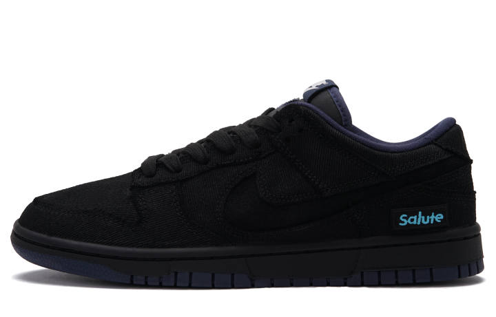 Nike Nike Dunk Salute Ultra Low top Skateboard Shoes Men's Black