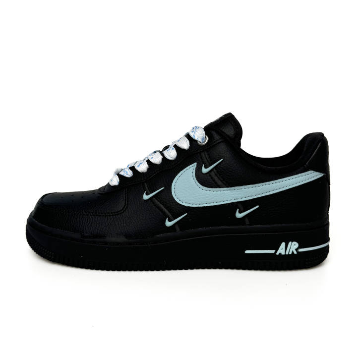 Nike Nike Air Force 1 Versatile Slip Resistant Slip Resistant Low top Skateboard Shoes Women's Blue