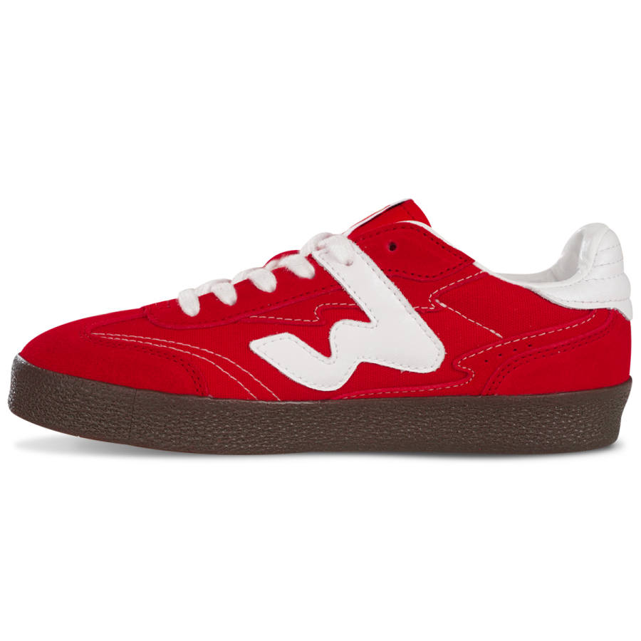 Ollieskate Abrasion Resistant Low top Skateboard Shoes Unisex Red