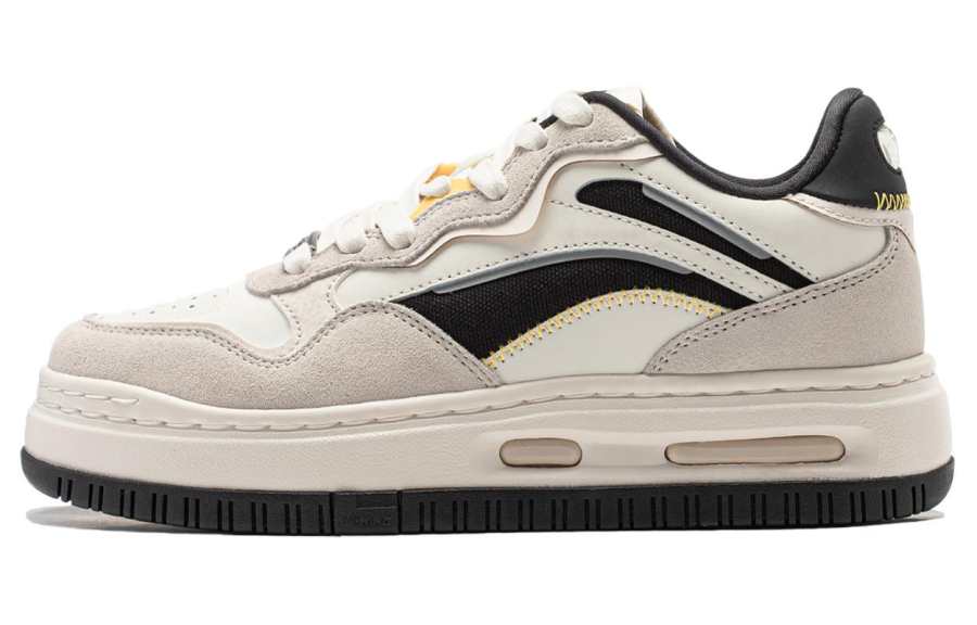 Li-Ning Li Ning Future C1 Slip Resistant Cushioning Abrasion Resistant Support Low top Skateboard Shoes Women's White Black