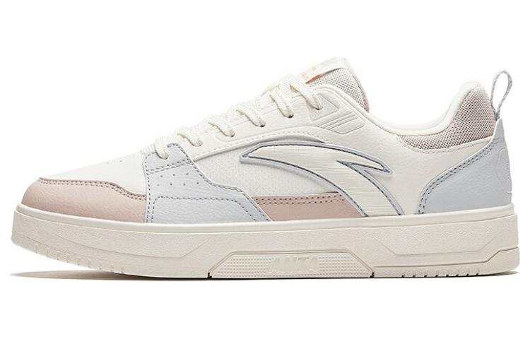 Anta Slip Resistant Low top Skateboard Shoes Women's White Gray