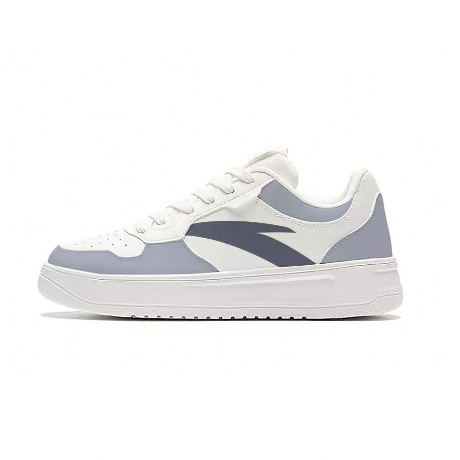 Anta Slip Resistant Abrasion Resistant Slip Resistant Abrasion Resistant Low top Skateboard Shoes Unisex White