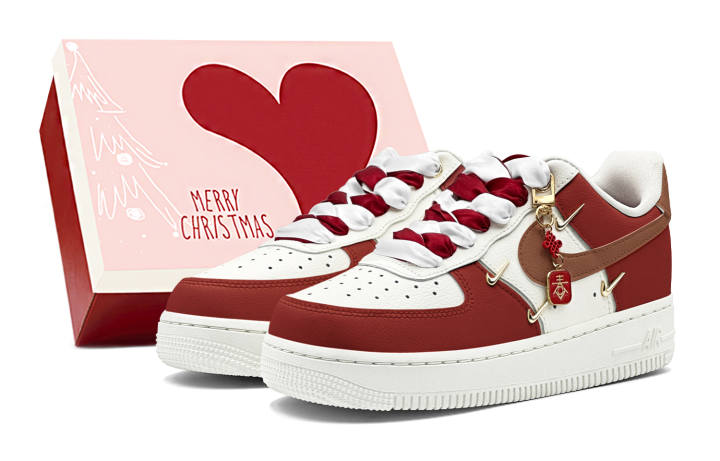 Nike Nike Air Force 1 Mini Gold Slip Resistant Abrasion Resistant Slip Resistant Abrasion Resistant Low top Skateboard Shoes