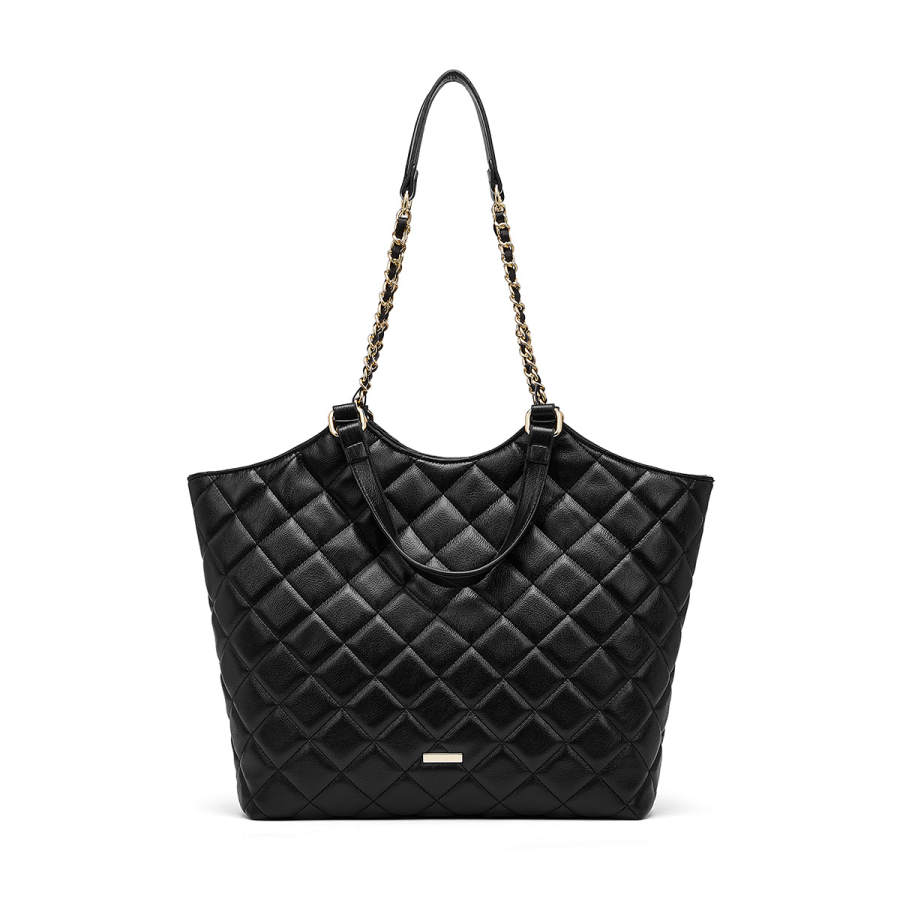 PAYOT PAYOT Synthetic Leather Handbag Regular Women's Black