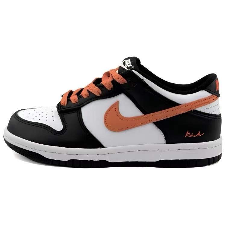 Nike Nike Dunk Slip Resistant Cushioning Low top Skateboard Shoes Women's Orange