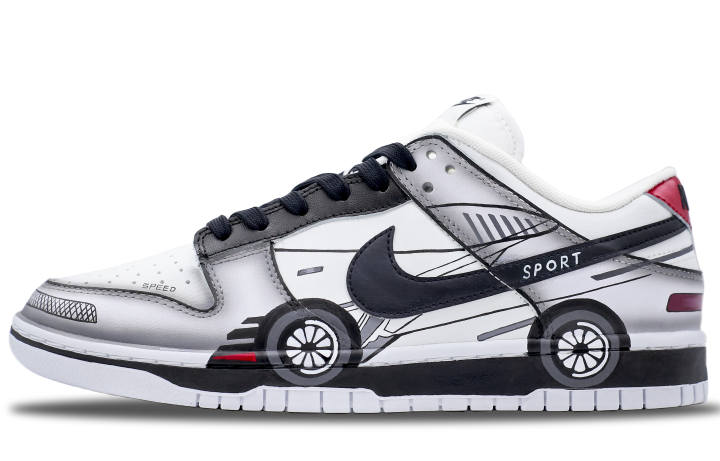Nike Nike Dunk Low top Skateboard Shoes Unisex Black White