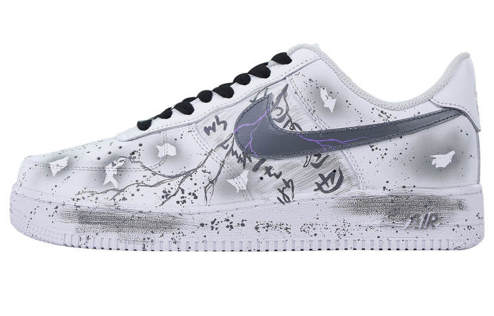 Nike Nike 07 Air Force 1 Slip Resistant Abrasion Resistant Slip Resistant Abrasion Resistant Low top Skateboard Shoes Unisex