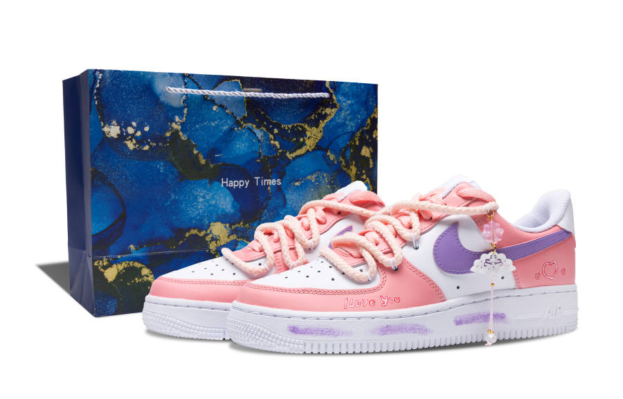 Nike Nike Air Force 1 Slip Resistant, Abrasion Resistant, Lightweight Low top Casual Shoes Women's Pink