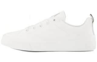 Kappa Slip Resistant Abrasion Resistant Slip Resistant Abrasion Resistant Low top Skateboard Shoes Unisex White