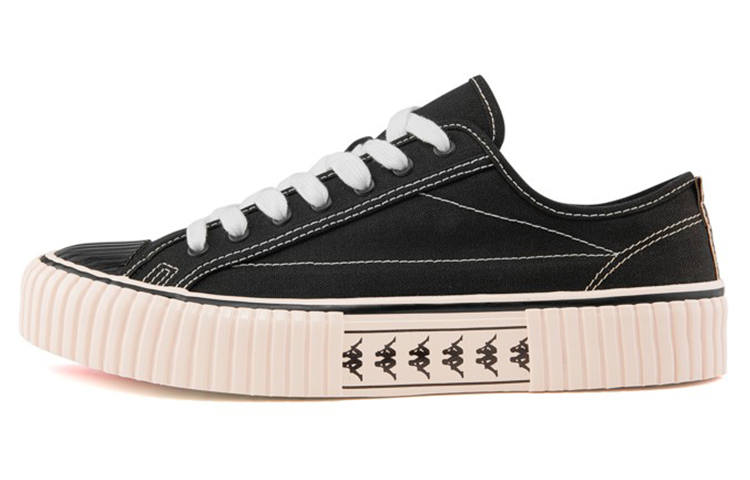 Kappa Slip Resistant Abrasion Resistant Slip Resistant Abrasion Resistant Low top Skateboard Shoes Unisex Black