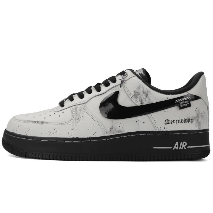 Nike Nike Air Force 1 Gray Shade Encounter Abrasion Resistant Abrasion Resistant Low top Skateboard Shoes Men's