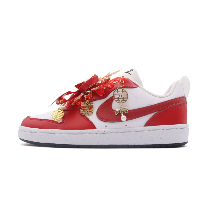 Nike Nike Court Borough Blissful Union 3.0 Lightweight Low top Skateboard Shoes Unisex Red White
