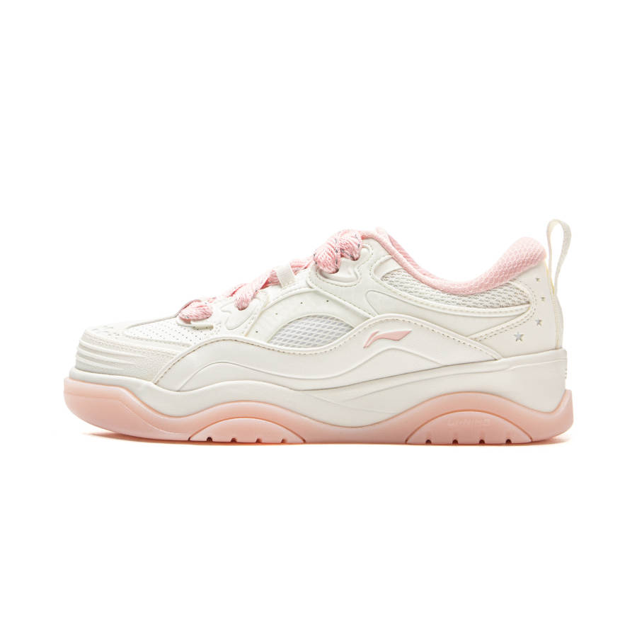 Li-Ning Li Ning Journey 2.0 Low top Skateboard Shoes Women's White Pink