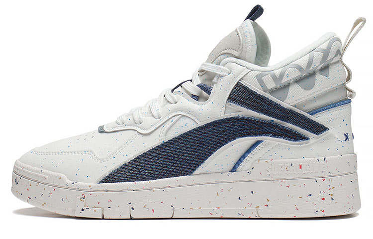 Li-Ning Li Ning Wave Comfortable Mid top Skateboard Shoes Women's Snow