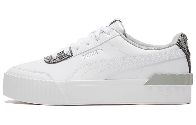 PUMA Carina Lift Snake White/snake Print Low Casual Board Shoes Women's