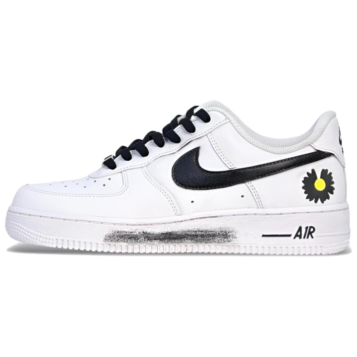 Nike Nike Air Force 1 Slip Resistant, Abrasion Resistant, Lightweight Low top Skateboard Shoes Unisex Black White