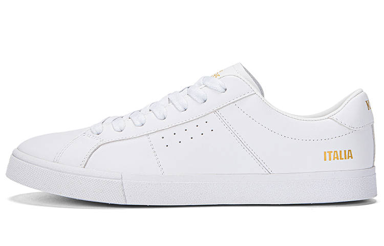 Kappa Slip Resistant Abrasion Resistant Low top Skateboard Shoes Women's Classic White
