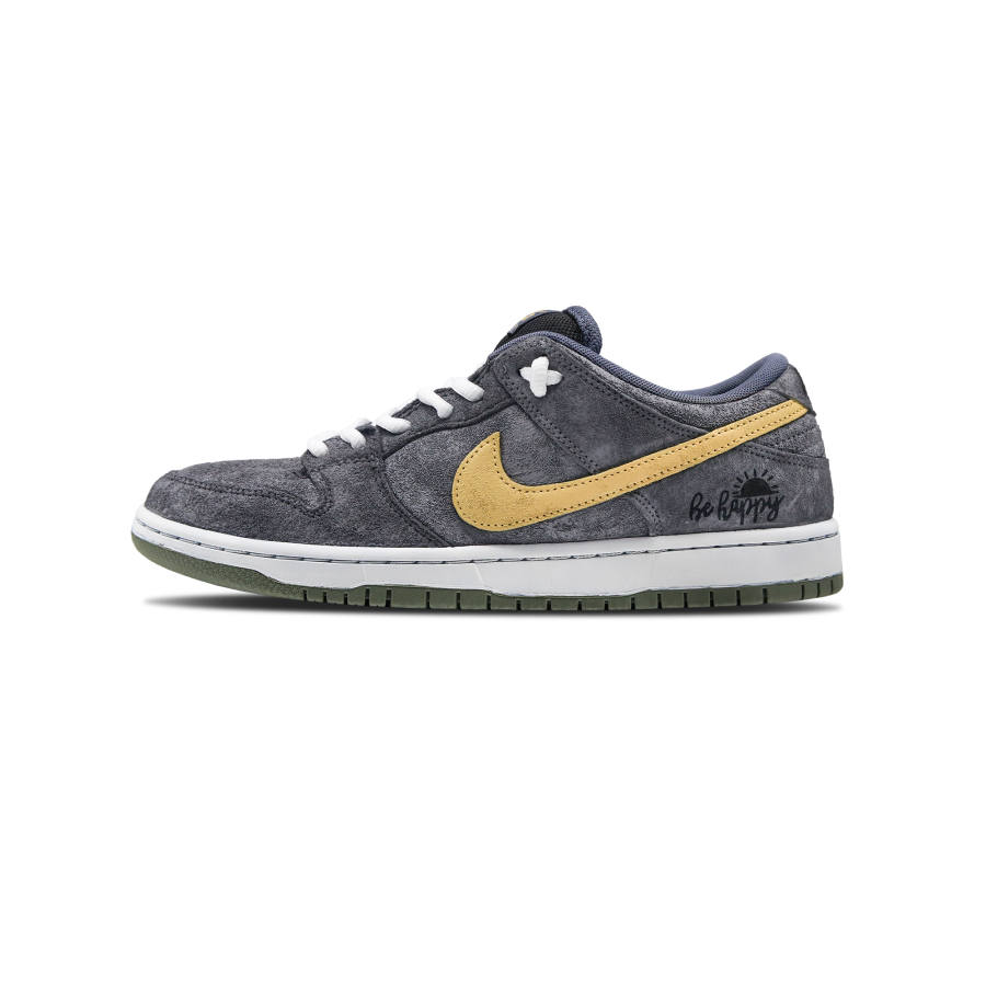 Nike Nike Dunk SB Fiery Remnants Abrasion Resistant Abrasion Resistant Low top Skateboard Shoes Unisex Count Gray