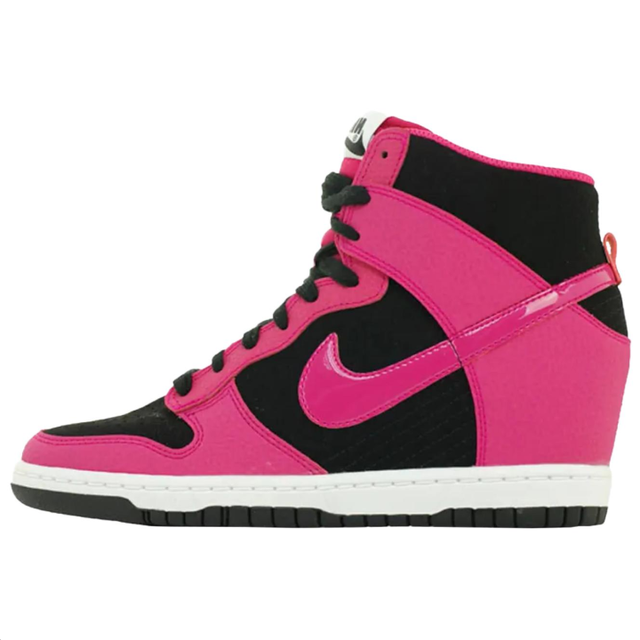 Nike Nike Dunk High top Skateboard Shoes Women's Pink Black