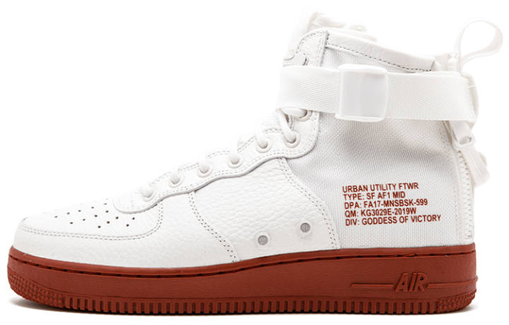 Nike Nike Sf Air Force 1 Mid Ivory Mars Stone