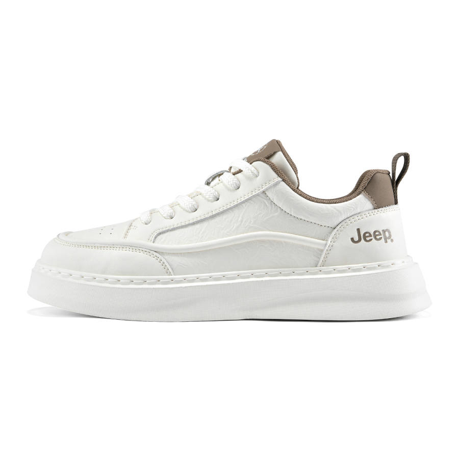 Jeep Jeep Low top Skateboard Shoes Men's Light Coffee