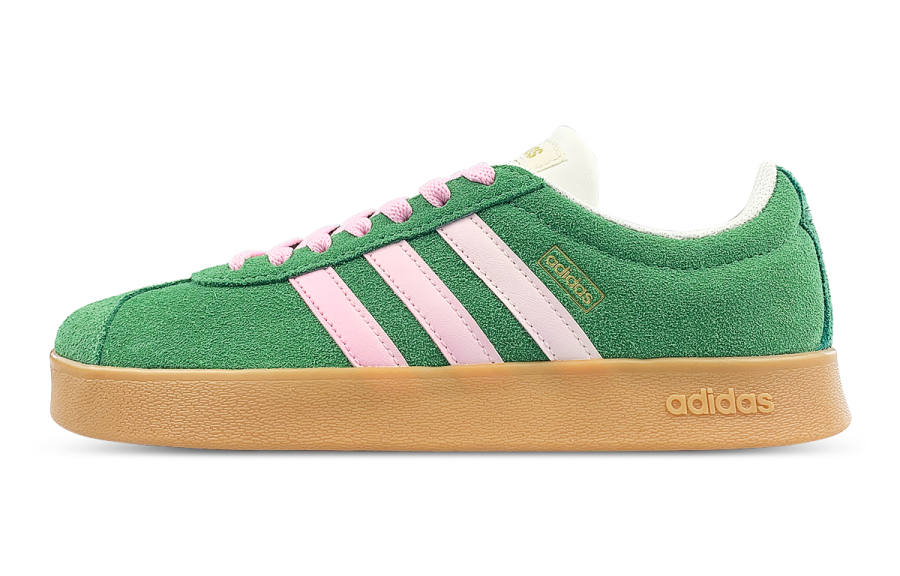 Adidas Adidas Slip Resistant Abrasion Resistant Low top Skateboard Shoes Unisex Pink Green
