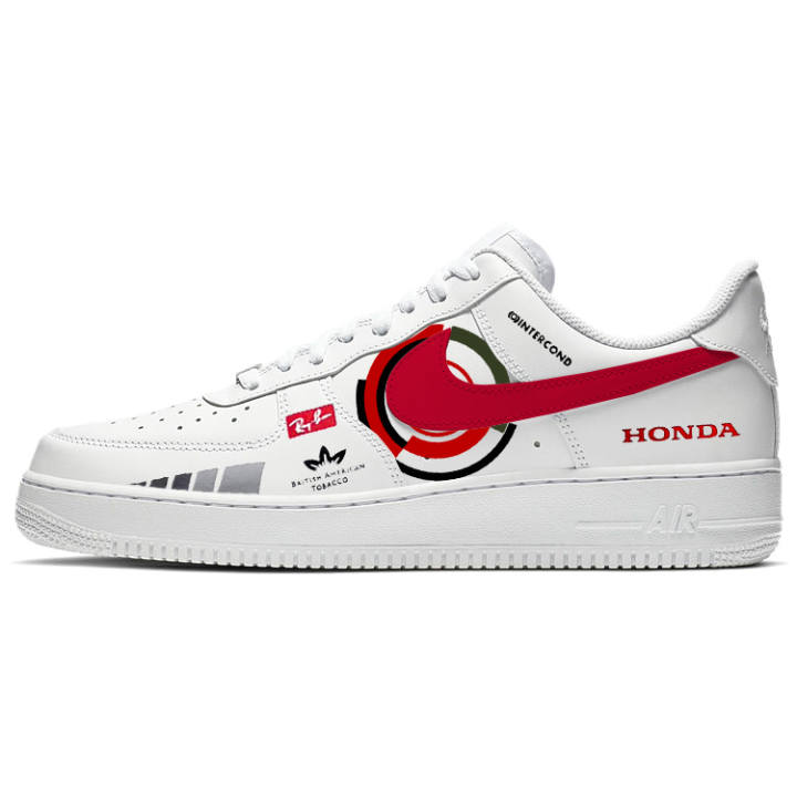 Nike Nike Air Force 1 Skateboard Shoes Women's Low Top Red/White