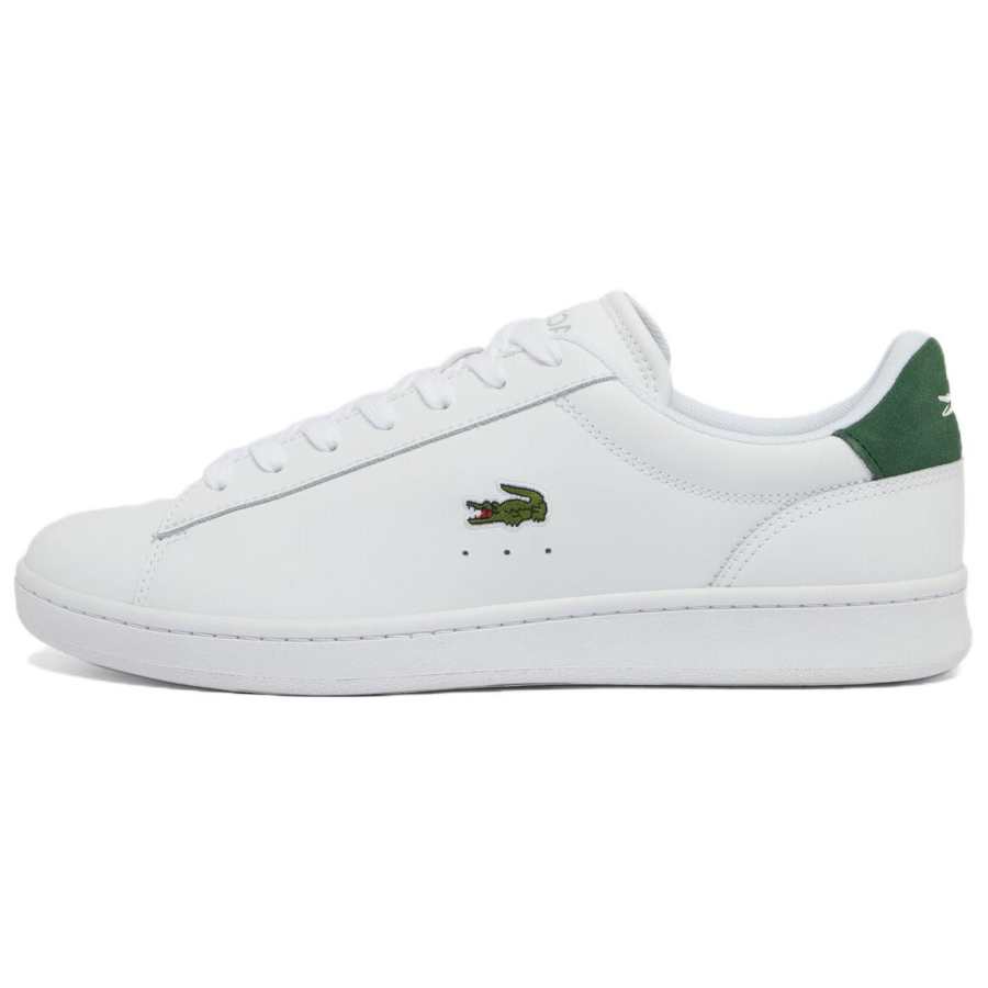 LACOSTE Low top Skateboard Shoes Men's White Green