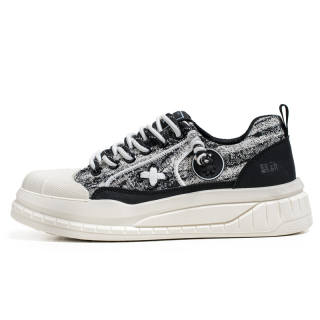 LUODONG Fashion Trend Cushioning Abrasion Resistant Cushioning, Wear Resistant Low top Skateboard Shoes Unisex