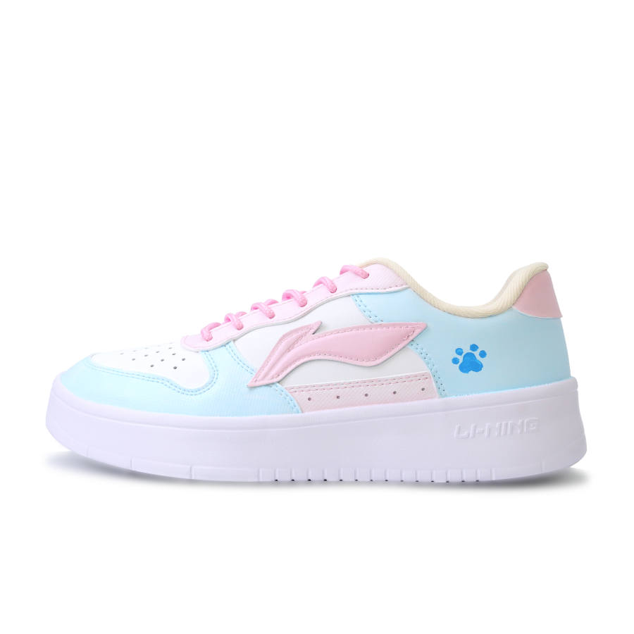 Li-Ning Li Ning Floating Boat Soft And Adorable Girl, Hand Drawn, Graffiti Synthetic Leather Abrasion Resistant Breathable